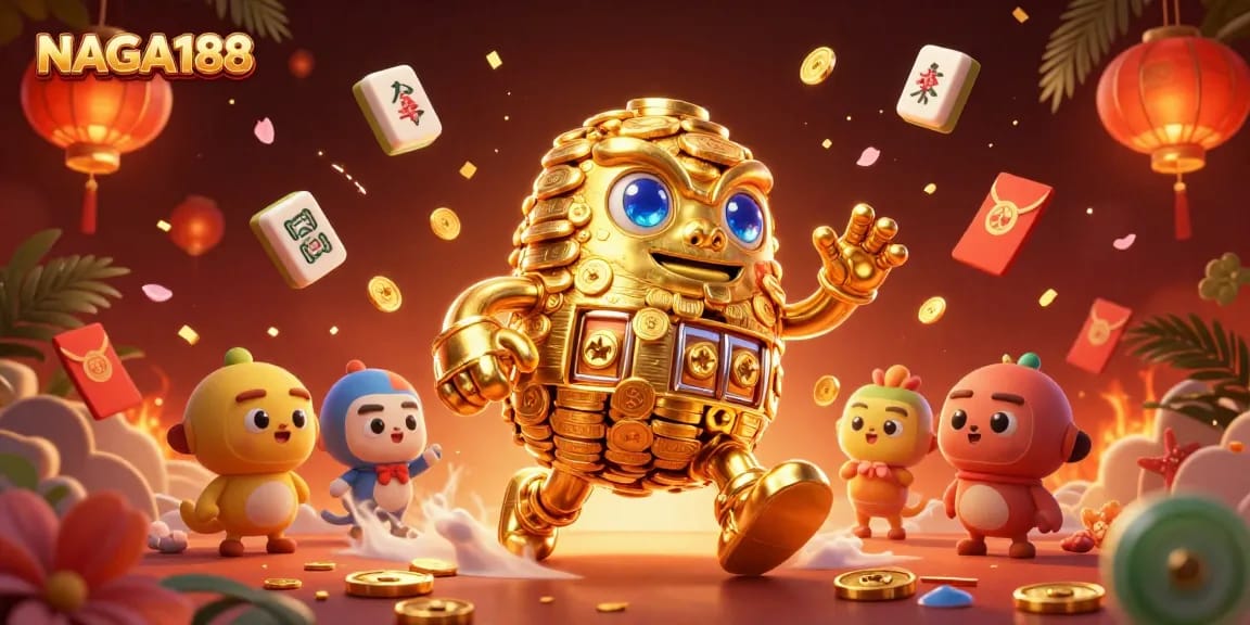 NAGA188 menghadirkan pengalaman bermain yang terjamin, dihiasi dengan simbol slot dan hiasan tradisional.