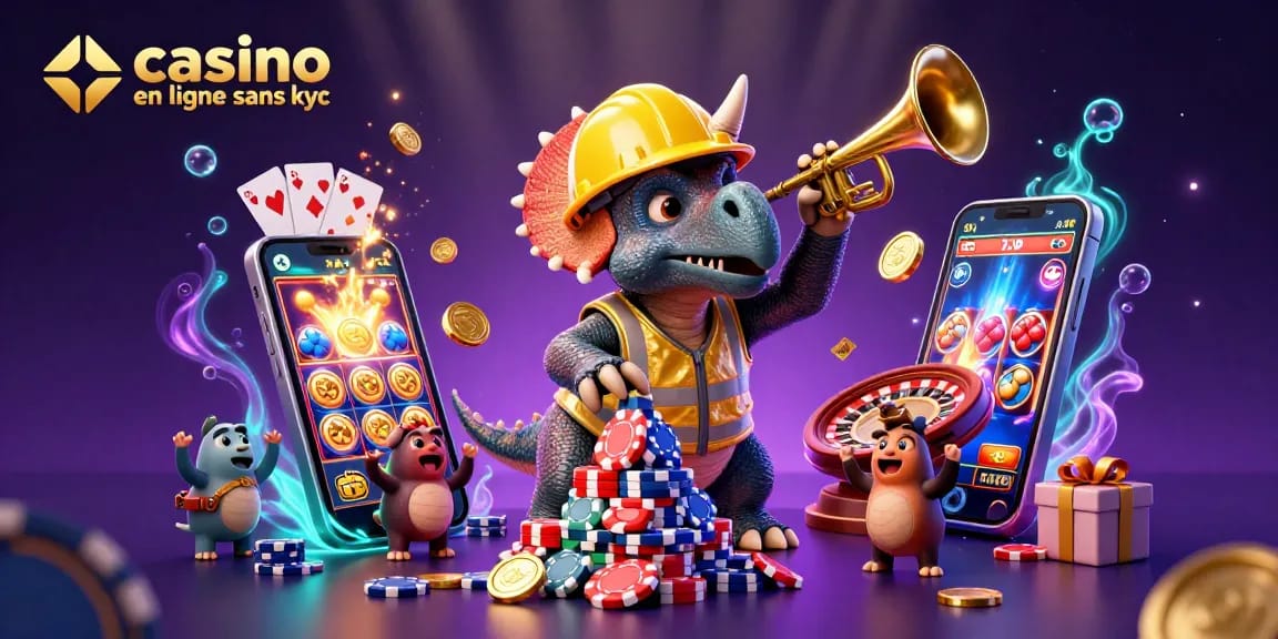 Découvrez le monde passionnant du jeu avec des casinos en ligne sans KYC, réunissant triceratops et parasaurolophus.