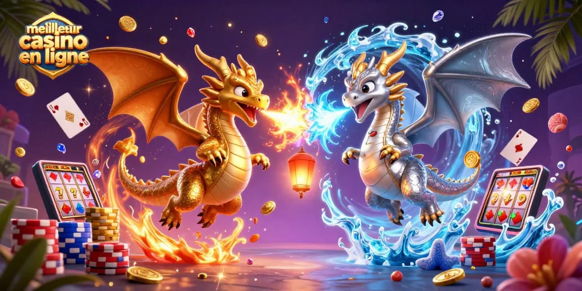 Vivez le frisson avec meilleur casino en ligne alors que des dragons dorés s'élèvent à travers des éléments de jeu dynamiques.