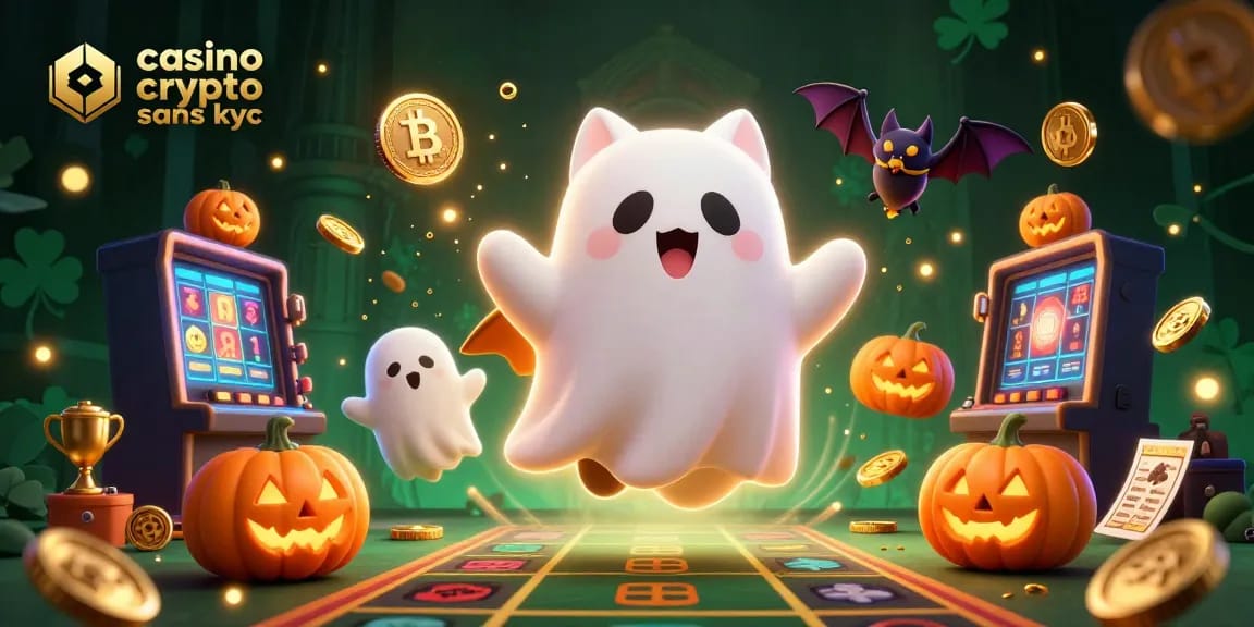 Jouez à un casino crypto sans KYC avec un chat fantôme et des éléments fascinants