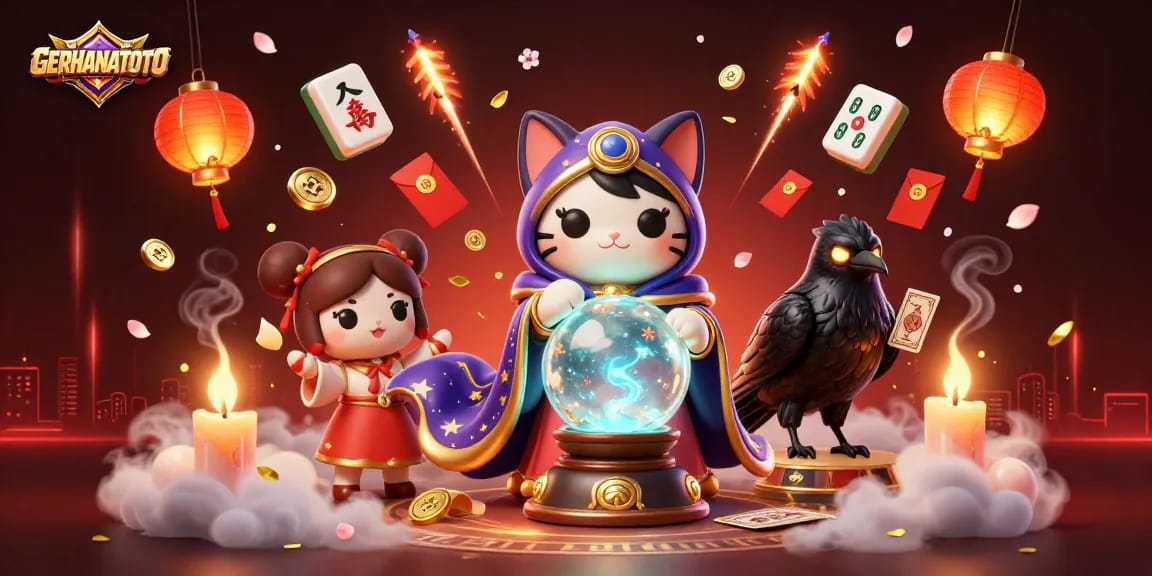 GERHANATOTO memberikan pengalaman taruhan menakjubkan dengan cat mistik dan elemen magis.