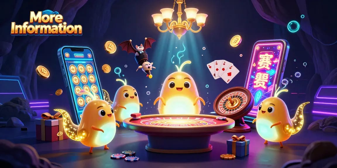 Illuminating a cave casino, glowworms create a vibrant scene showcasing More Information about gambling opportunities.