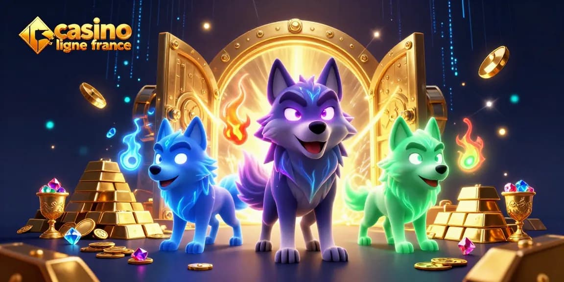 Jouez au casino en ligne France, découvrez de riches trésors et jeux passionnants entourés de lumières magiques.