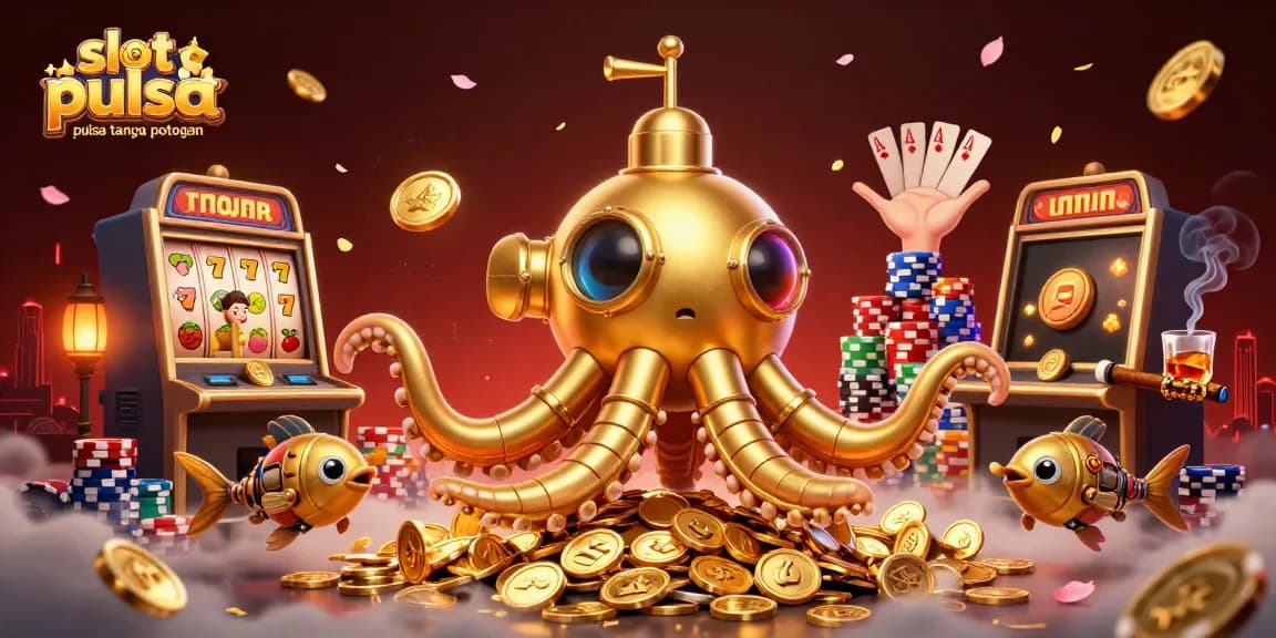 Saksikan keseruan slot deposit pulsa tanpa potongan dengan mesin slot dan koin emas yang melimpah.