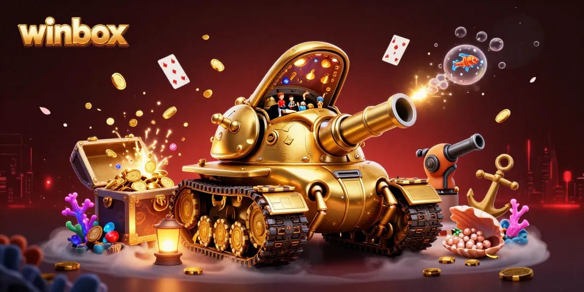 Enjoy exciting wins at winbox with a dynamic 3D illustration showcasing a casino within a beetle tank.