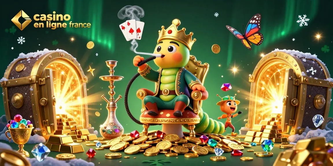 Jouez et gagnez au casino en ligne France avec une illustration colorée et captivante.