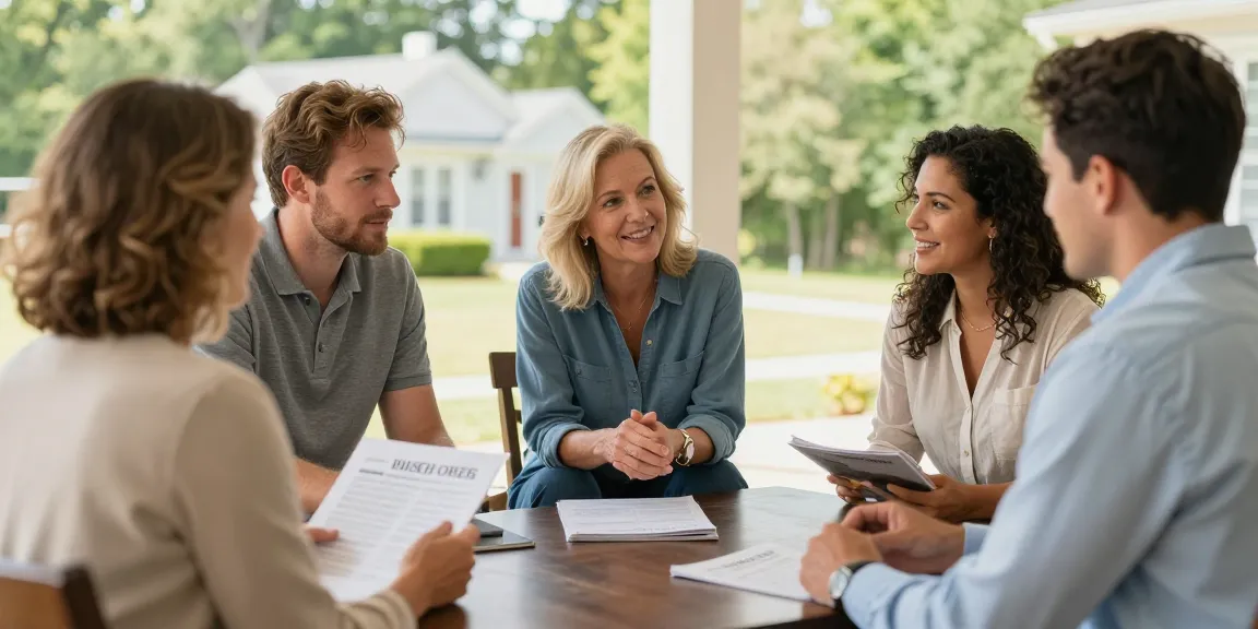 Sell My House Fast Bristol with trusted local home buyers discussing cash offers.