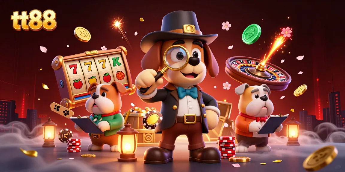 Experience thrilling wins with tt88's captivating casino scene featuring rich game elements.