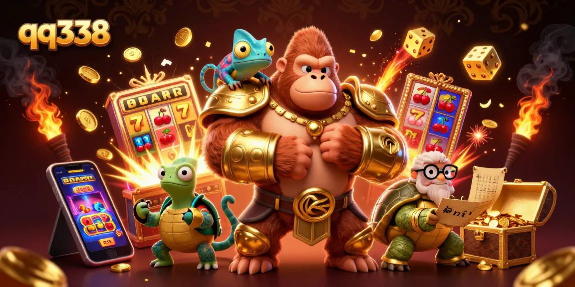 Experience qq338's thrilling moments with dynamic gaming characters and sparkling casino action.