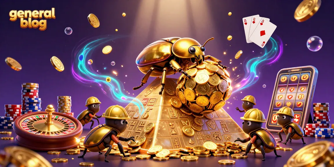 Spin and win with golden coins and casino vibes on this general blog illustration.