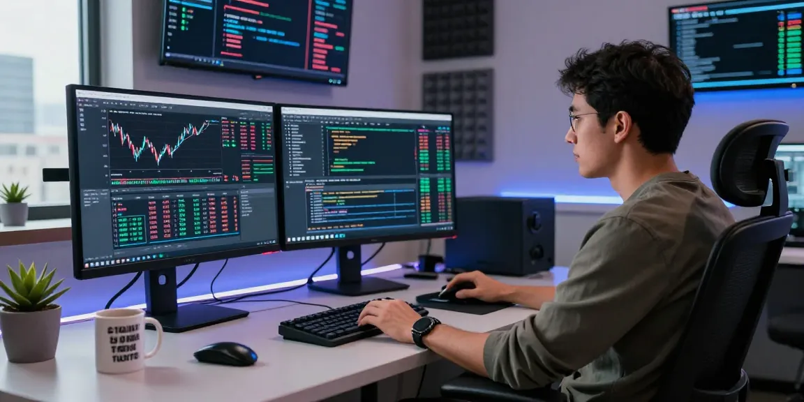 COMEX metal futures API integration in a modern developer workspace showing trading setups and analytics.