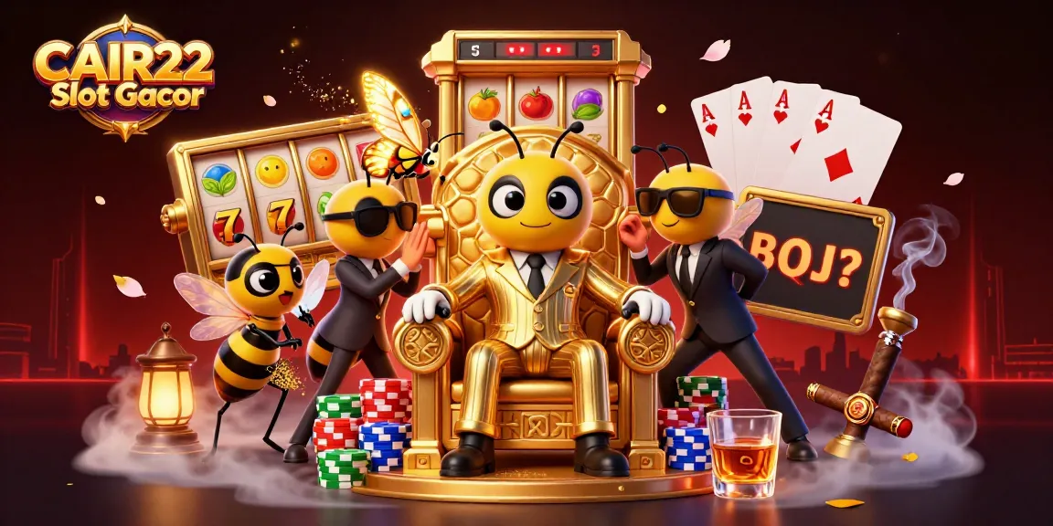 Menangkan peluang di CAIR22 Slot Gacor dengan simbol slot berwarna-warni dan suasana kasino yang mewah.