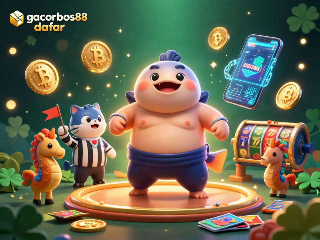 Bet on gacorbos88 daftar with exciting slot visuals featuring engaging underwater characters.