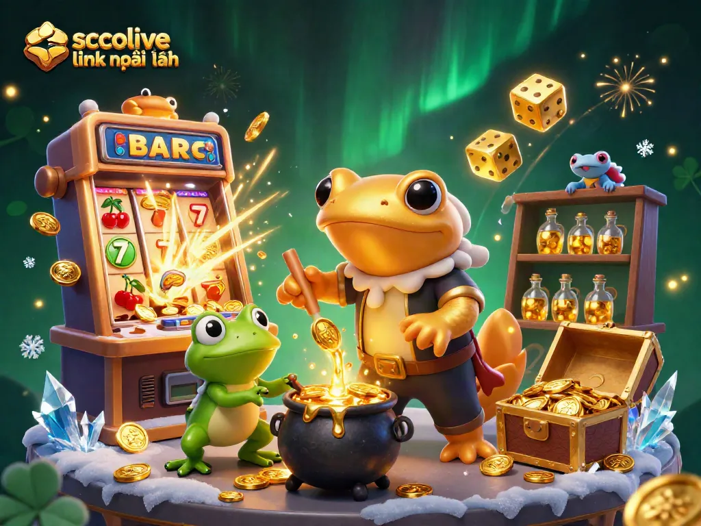 Transmute base metals into riches with socolive link mới nhất in vibrant casino scene.