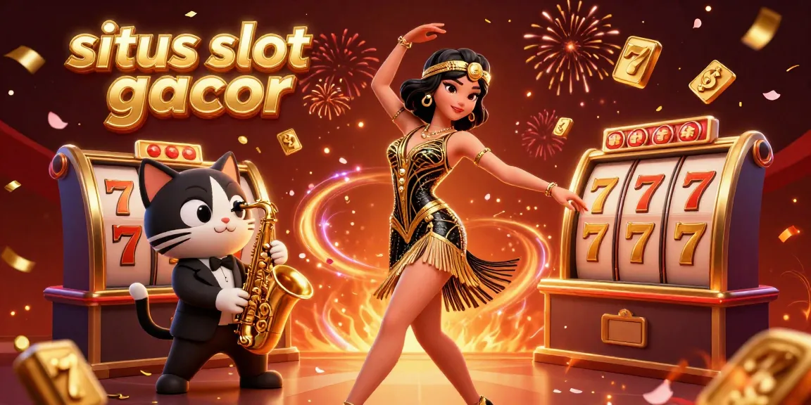 Spark excitement at situs slot gacor with vibrant 3D casino elements and symbols.